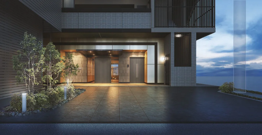 エントランスアプローチの写真