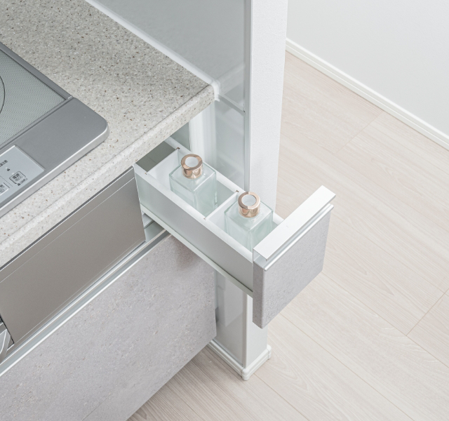 IHサイドの小引き出し