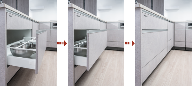 ソフトクローズ仕様