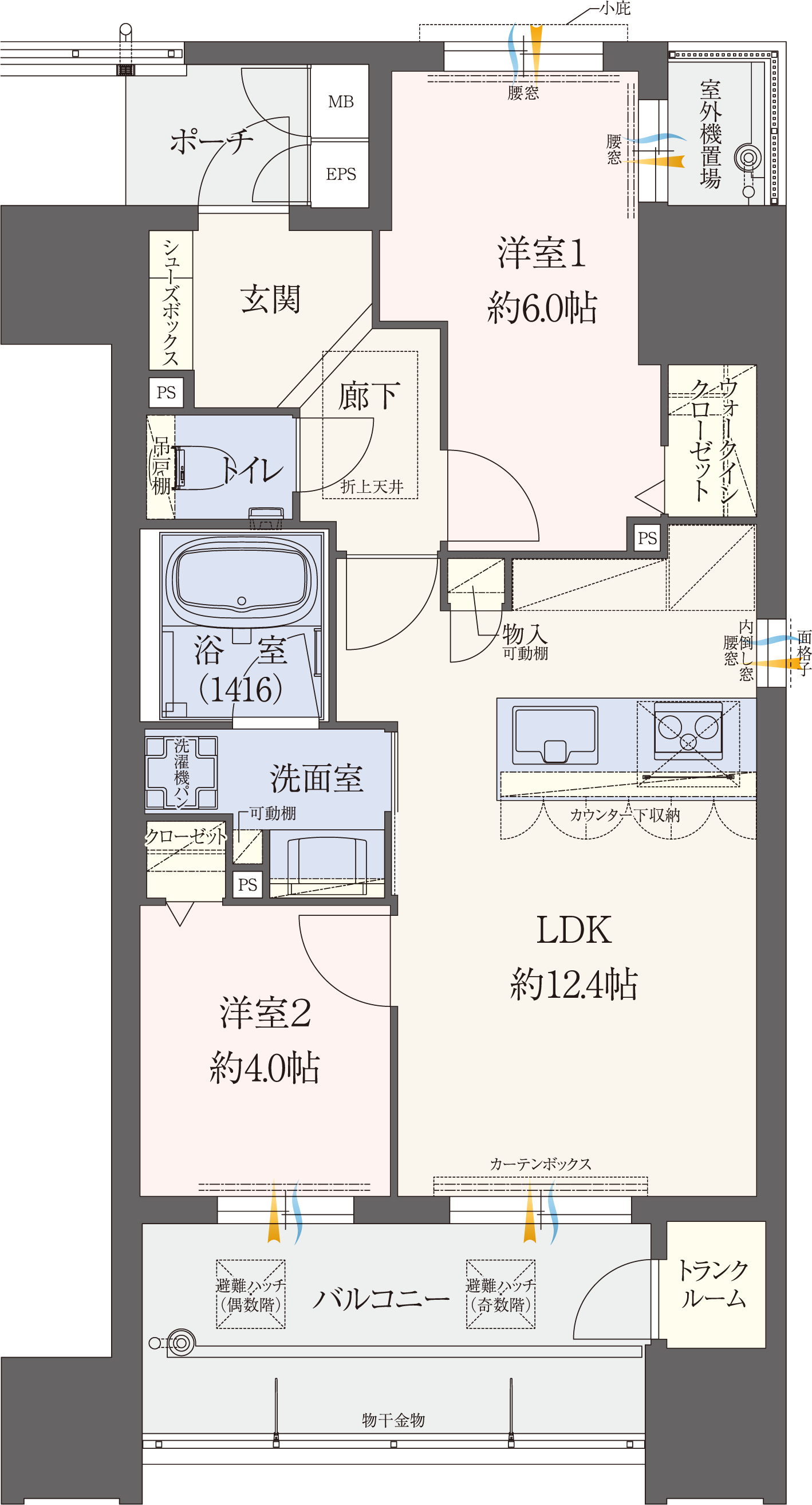 Dタイプ 間取り図