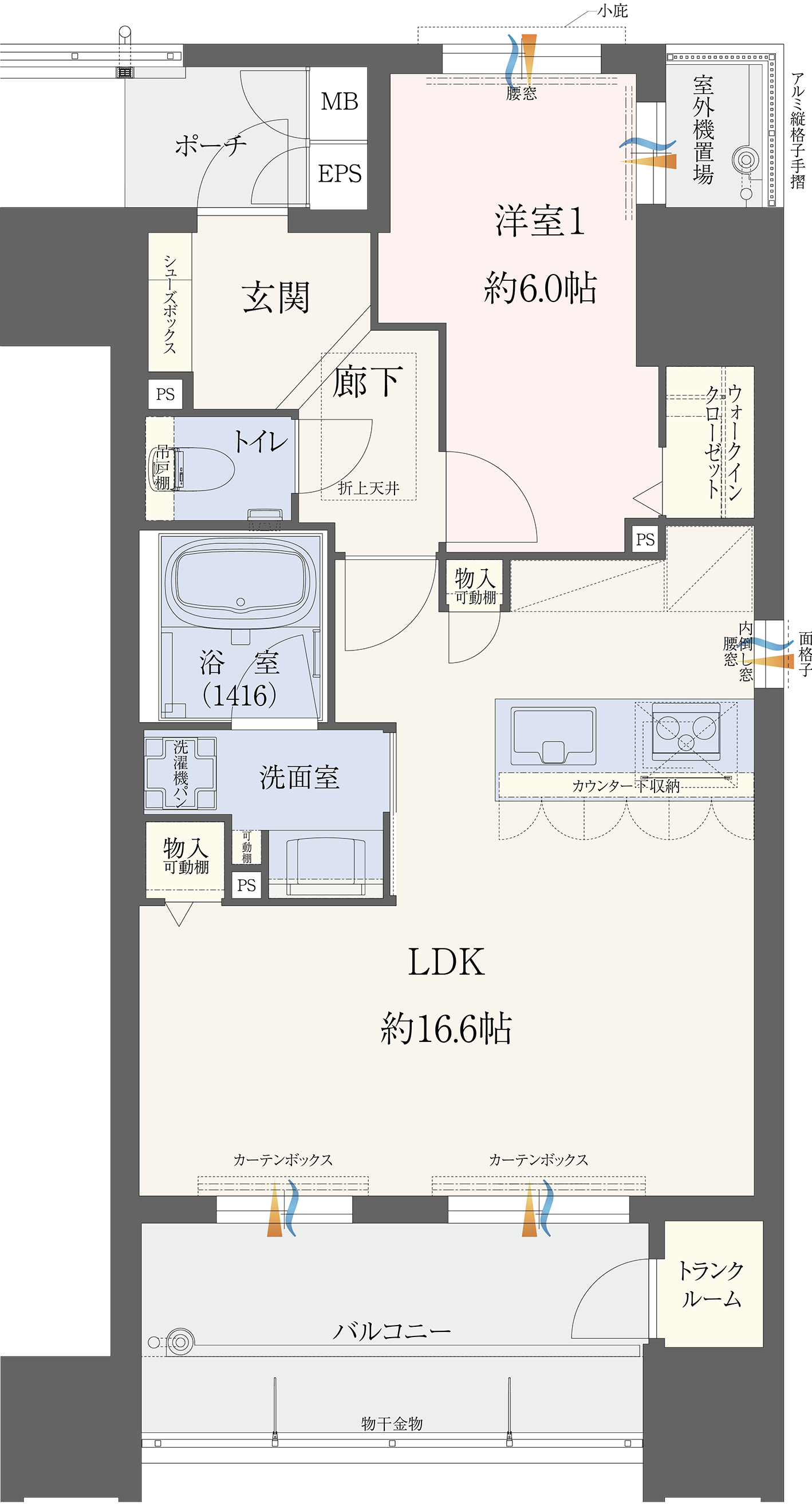 Dタイプ MENU 間取り図