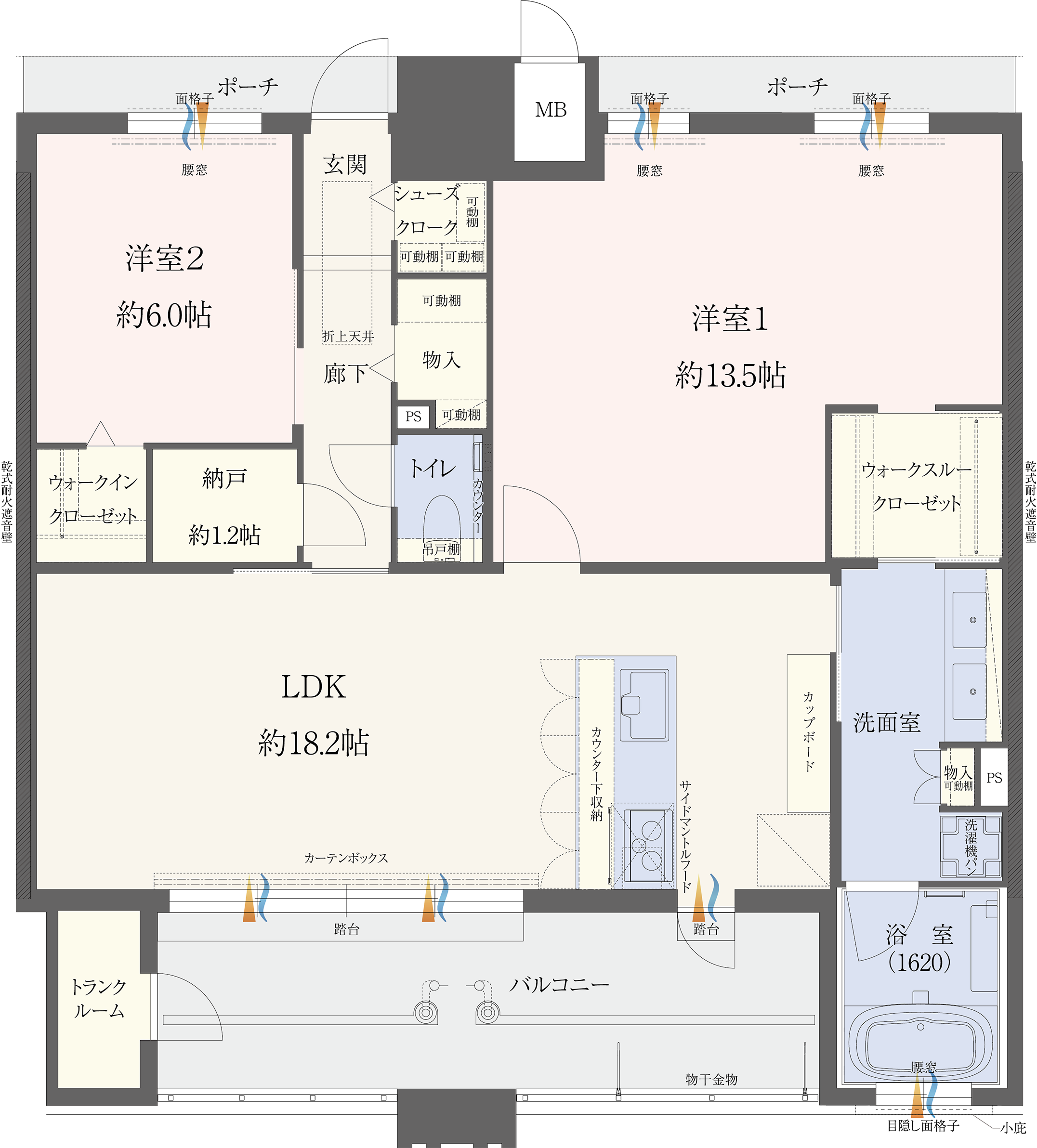 Gタイプ 間取り図